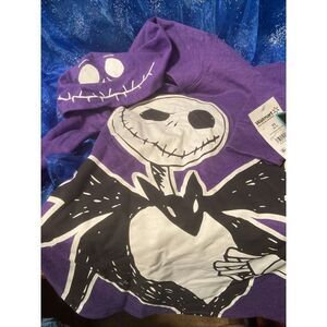 Nightmare Before‎ Christmas Halloween Cosplay Hoodie Dress Purple XS